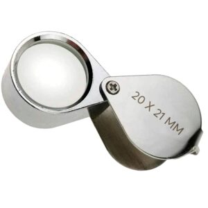 LUPA ENTOLOGICA 20x X 21mm CROMADO